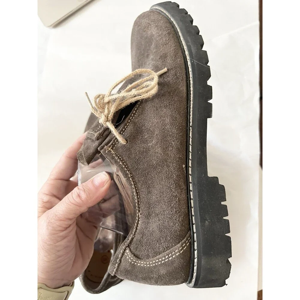 Fuchs Trachtenmoden German Bavarian Loafer 11 45 Oktoberfest  Shoes Brown Suede